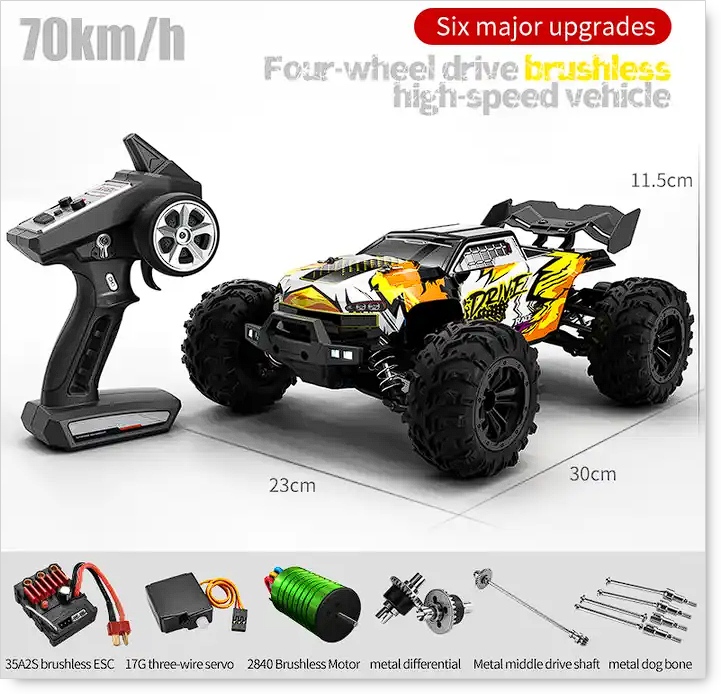 1/16 Scale R/C Truggy 7.4v Brushless SCY Drive PRO RTR