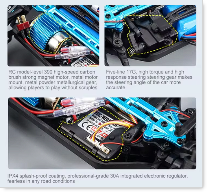SUCHIYU 1/16 Scale R/C Truggy Offroad Brushed SCY 16102