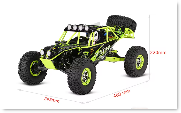 WLtoys 10428 2.4G 1/10 Scale 4WD Radio Control Electric Rock Buggy