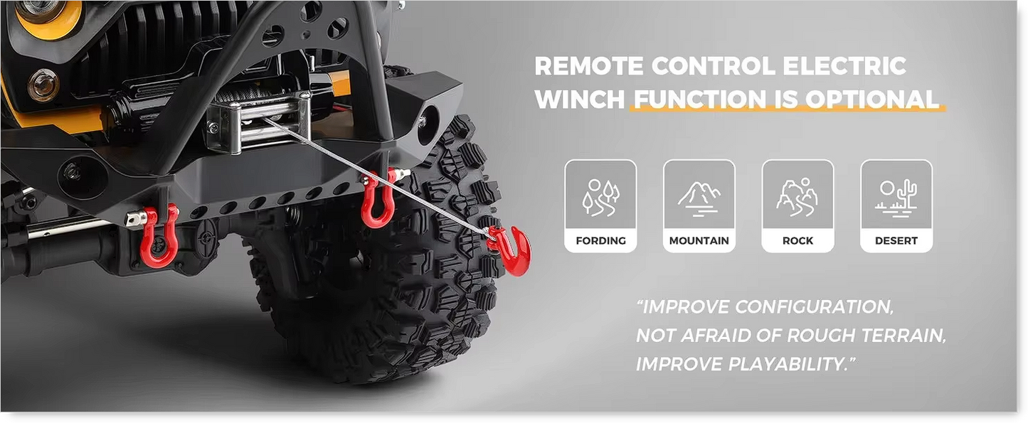 WL 104026 2.4G 1/10 Scale 4WD Radio Control Electric Rock Crawler