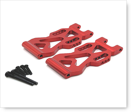 DCR CNC Aluminum Rear Lower Arms for SCY 1/16 16102 16103 16106