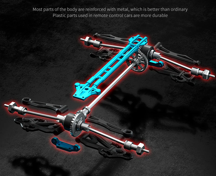 1/16 Scale R/C Truck 7.4v Brushless SCY Gantry PRO RTR