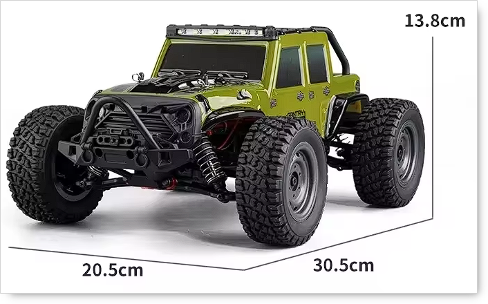 1/16 Scale R/C Jeep Offroad Brushed SCY 16103