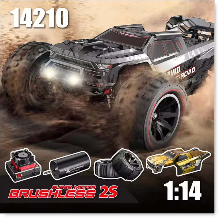 MJX HBX Hyper Go 14210 4WD 1/14 Brushless Remote Control Off-Road Racing High Speed Truck