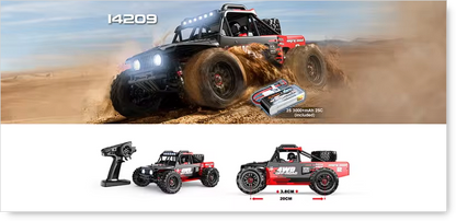 MJX HBX Hyper Go 14209 4WD 1/14 Brushless Remote Control Off-Road Racing High Speed Truck