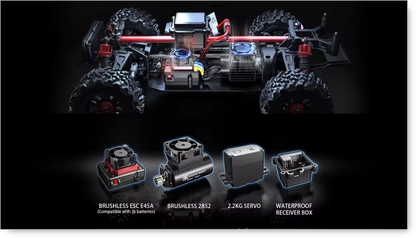 MJX HBX Hyper Go 14209 4WD 1/14 Brushless Remote Control Off-Road Racing High Speed Truck