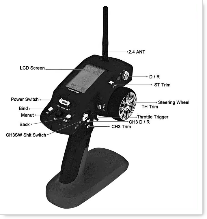 WLtoys 10428 2.4G 1/10 Scale 4WD Radio Control Electric Rock Buggy