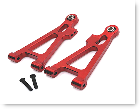 DCR CNC Aluminum Front Lower Arms for MJX 16208, 16209, 16210