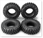 DCR 1.9" 1/10 Scale RC Rock Crawler Tire Pair 108MM