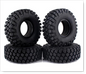 DCR 1.9" 1/10 Scale RC Rock Crawler Tire Pair 114MM