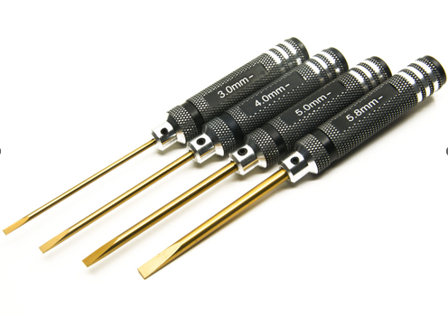 DCR Slotted RC Tools 3.0/4.0/5.0/5.8mm (Flat Head)