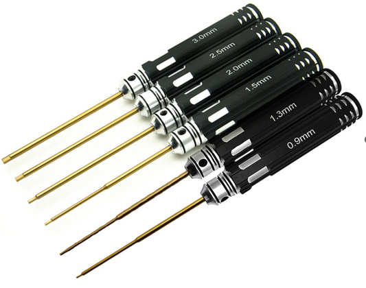 DCR Hex Driver Set Titanium Plating Hardened