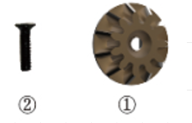 DCR N518 LS-009 Drive bevel gear (front and rear universal)