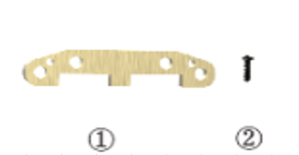 DCR N518 WJ-007 Lower Hinge Pin Brace