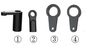 DCR N518 SJ-024 Steering Servo Saver Parts