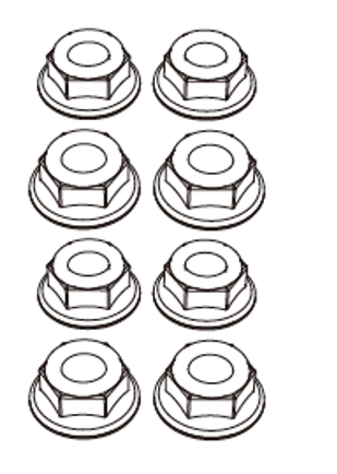 DCR MJX M40 M4 Nuts