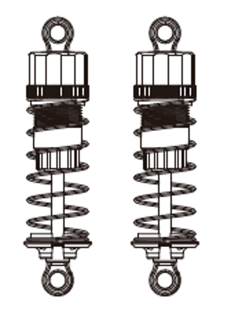 DCR MJX OEM Front Shocks 14510B