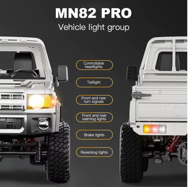 MN82 PRO Pick up Car 1:12 Full Scale RC Car 4WD Off-Road