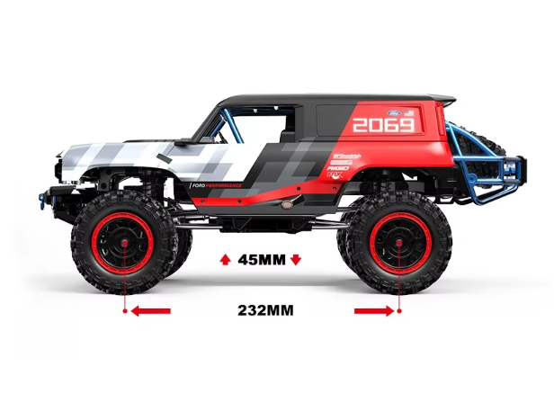 MJX H12P RTR 1/12 RC Truck 4WD Off-Road Ford Bronco