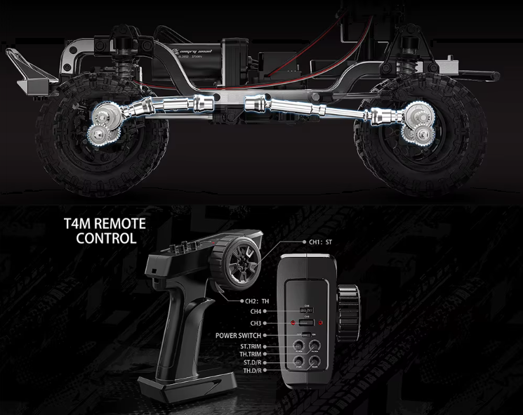 MJX H12P RTR 1/12 RC Truck 4WD Off-Road Ford Bronco