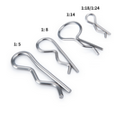 DCR 50PCS RC Car Body Clips Pins 1/12, 1/14, 1/16 RC