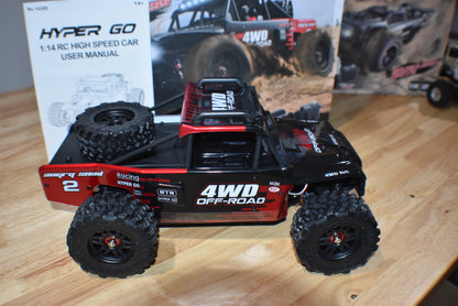 MJX HBX Hyper Go 14209 4WD 1/14 Brushless Remote Control Off-Road Racing High Speed Truck