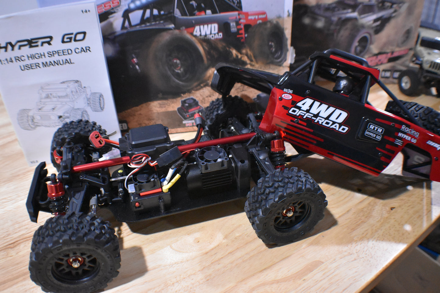 MJX HBX Hyper Go 14209 4WD 1/14 Brushless Remote Control Off-Road Racing High Speed Truck